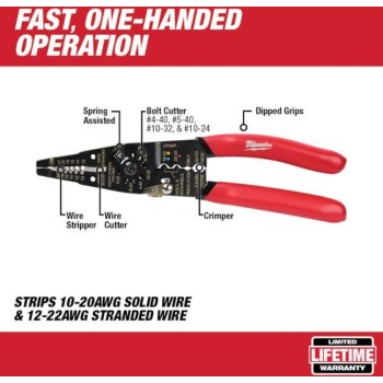 Multi-Purpose Wire Stripper with Crimper