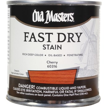 Fast Dry Stain, Cherry ~ 1/2 pint