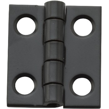 National N211-018 Decorative Narrow Hinge, Oil Rubbed Bronze Finish  ~  3/4" x 5/8"