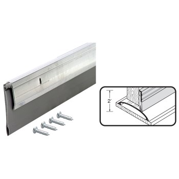 Adjustable Height Threshold, Satin Nickel ~ 36" L  x  4  9/16" Width