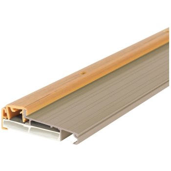 M-D 36" Adjustable Door Threshold With Thermal Break - Seals Gaps Under Door, Reduces Drafts & Frost