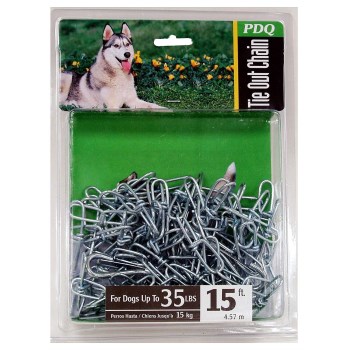 BossPets/PDQ Tie Out Chain, 2.5mm x 15'