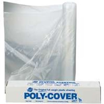 Warp's Poly Cover Sheeting, Clear - 2 Mil, 12 x 200 Ft