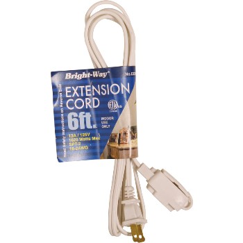 H Berger Co 114960 Ee6w 6ft. Wht Extension Cord