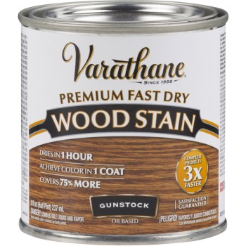 Varathane Premium Fast Dry Interior Wood Stain, Gunstock ~ Half Pint