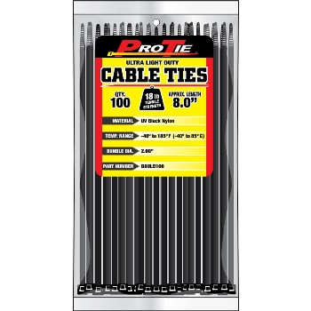  Cable Ties ~ 8in. 100pk