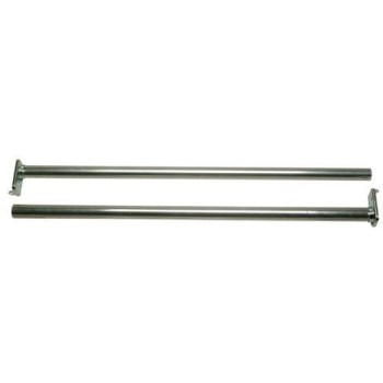 Adjustable Closet Rod, Satin Nickel ~ 30-48in.