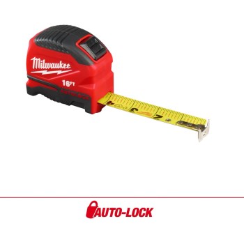 Milwaukee Auto Lock Tape Measure - 25 Ft