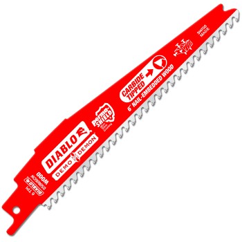 Freud/Diablo DS0606CWS Reciprocating Blade, Demo Demon 6"