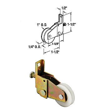 PrimeLine/SlideCo B605 Screen Door Roller Assembly