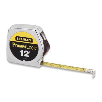 Stanley PowerLock Tape Measure - 1/2" x 12 Ft