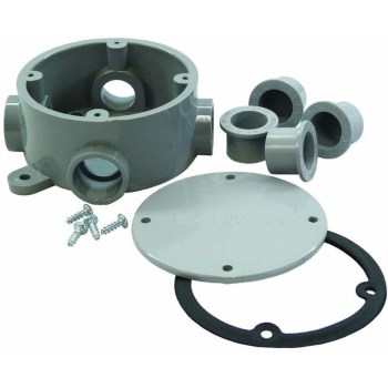 PVC Junction Box, Type X - 1/2"