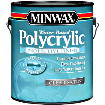 Polycrylic Protective Finish, Satin ~ Gallon