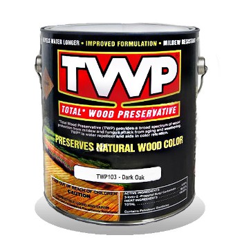 TWP/Gemini TWP103-1G TWP Total Wood Preservative,  Dark Oak ~ One Gallon