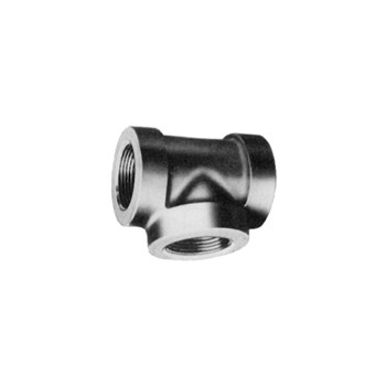 Pipe Tee - Galvanized Steel - 1.25 inch