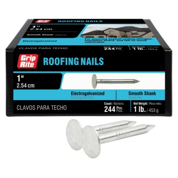 Prime Source EG Roofing Nail - 1", 1 Lb