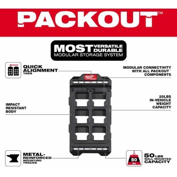 PACKOUT Compact Wall Plate