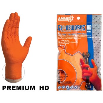 Ammex Gwhd6pkorg Or Nitrile Glove
