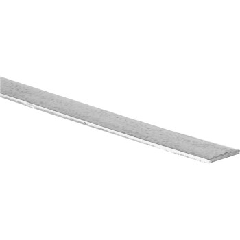 Steelworks Solid Steel Flat, Zinc Plated - 1" x 48"