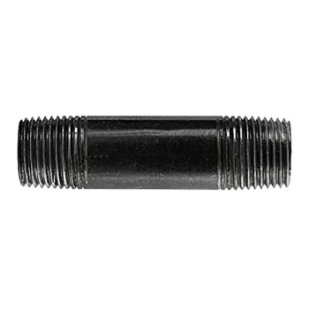 Steel Pipe Black Nipples ~ 1/4" x  2 1/2"