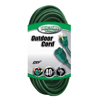 Coleman Cable 02356 Outdoor Extension Cord - 40 feet
