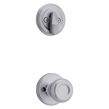Kwikset Tylo Handleset Interior Trim, Satin Chrome