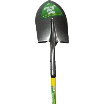 Fiberglass Long Handle Round Point Shovel