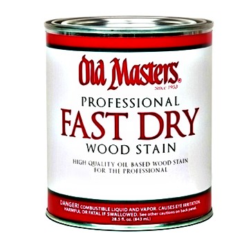 Old Masters 60801 Fast Dry Wood Stain,  Dark Mahogany ~ Gallon 