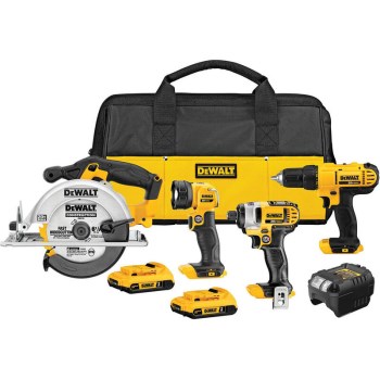 DeWalt 20V MAX 4-Tool Combo Kit