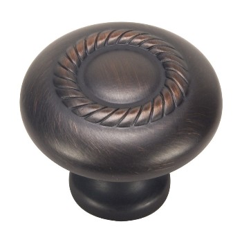 Rope Cabinet Knob, Bronze