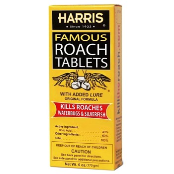 Harris Hrt-6 Famous Roach Tablets ~ 6 Oz