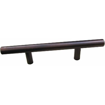 Hardware House  144384  Round Bar Pull,  Classic Bronze Finish  ~ 3"  CTC