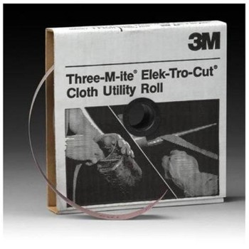 3m 05114405006 Sandpaper, Cloth Utility Roll, 180 Grit ~ 1" X 50 Yard