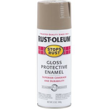 Rustoleum Stops Rust Protective Enamel Spray Paint ~ Gloss Cambridge Stone
