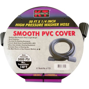 High Pressure Washer Hose for Pressure Washers ~ 1/4" x 50 Ft
