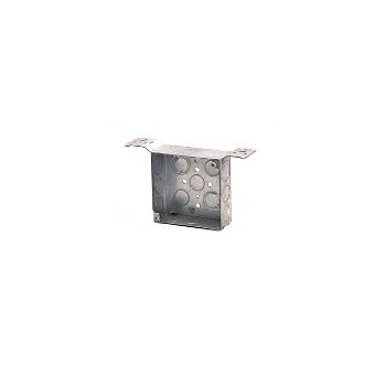 Square Box W/Bracket, 4 inch 1.5 inch Deep