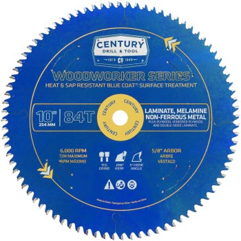 Century Drill & Tool   10605 10in. 84t Miter Blade