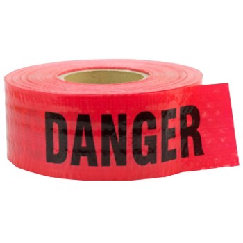 Danger Barrier Tape   5 mil    3" x 500 Ft