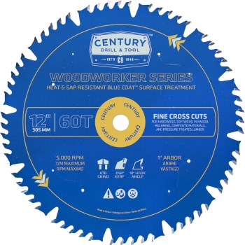 Century Drill &amp; Tool   10607 12in. 60t Miter Blade