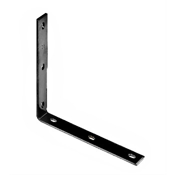 National N351-469 Heavy Duty Corner Brace, Black ~  12.25" x 1.5" x 1/4"