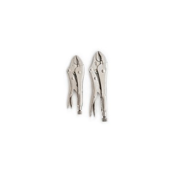 2 Piece Locking Plier Set