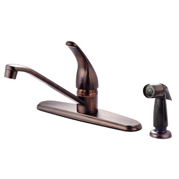 Hardware House  125314 Kitchen Faucet - Sling Handle, Clasic Bronze
