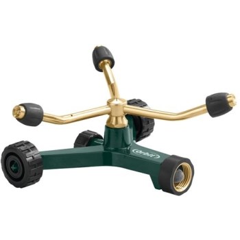 Rotating Sprinkler,  3 Arm ~ Brass 