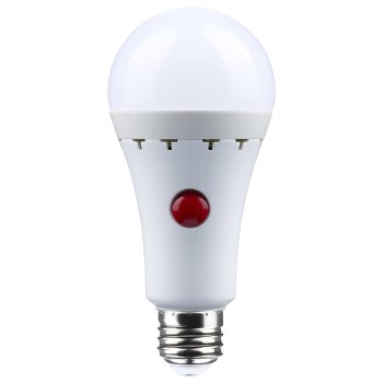 Satco 8W A21 LED Battery Backup Bulb - 5000K