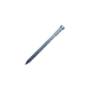 White RT Composite Trim Head Screw ~ #8 x 2 1/2"