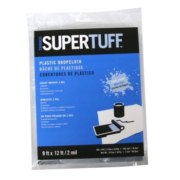Plastic Drop Cloth, 2 mil