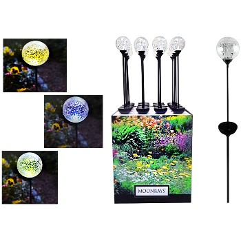 Coleman Cable 99925FD LED Color Changing Globe Stake Light