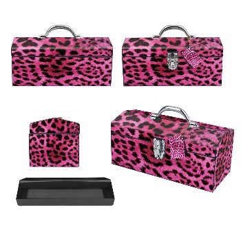 Tool Box ~ Pink Leopard 