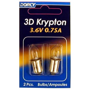 Dorcy Int&#039;l 41-1661 3d 2/Pk Krypton Bulb