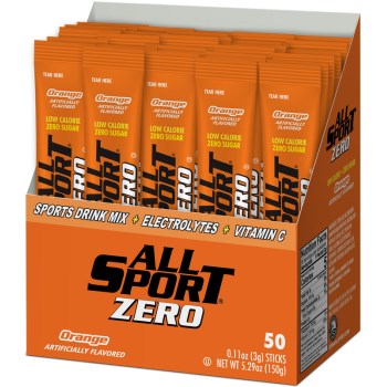 All Sport Zero Powder Sticks, Orange - 50pk